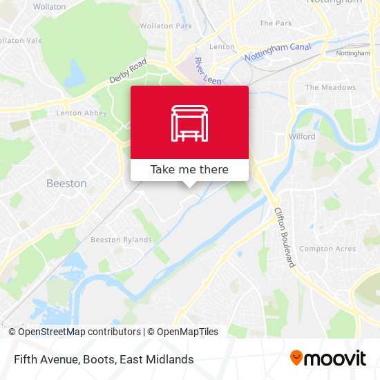 Fifth Avenue, Boots map