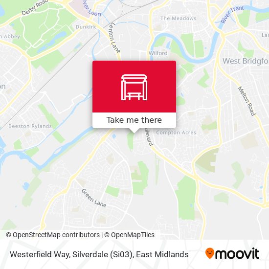 Westerfield Way, Silverdale (Si03) map