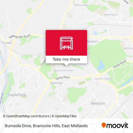 Burnside Drive, Bramcote Hills map
