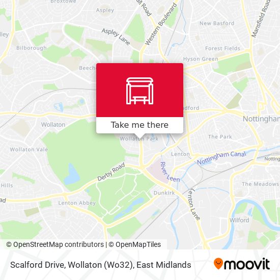 Scalford Drive, Wollaton (Wo32) map