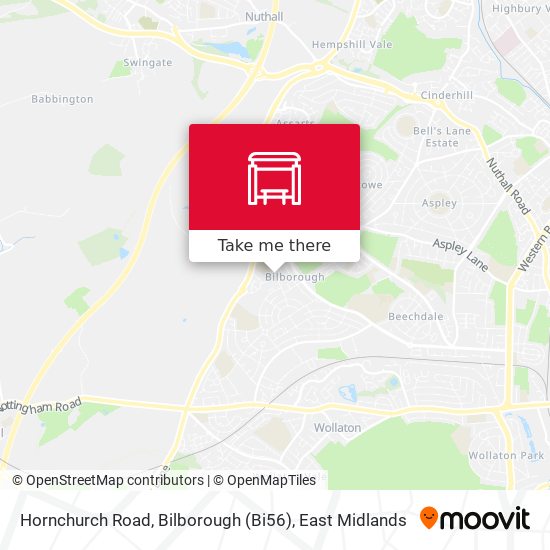Hornchurch Road, Bilborough (Bi56) map