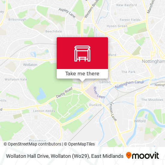 Wollaton Hall Drive, Wollaton (Wo29) map