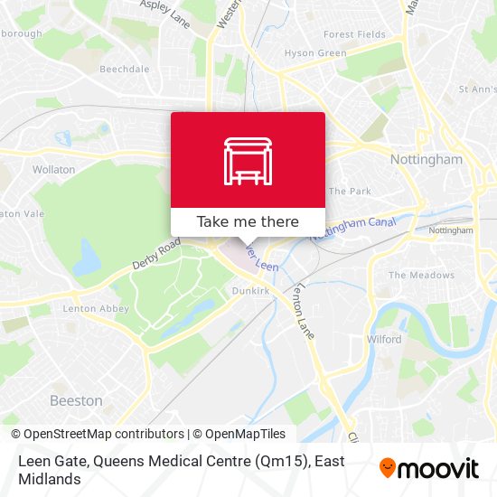 Leen Gate, Queens Medical Centre (Qm15) map