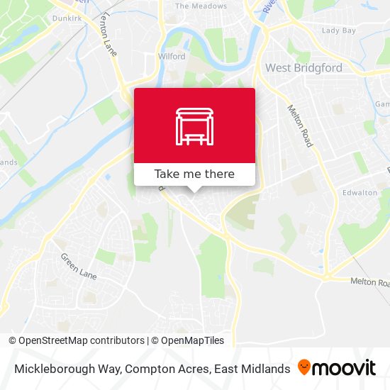 Mickleborough Way, Compton Acres map