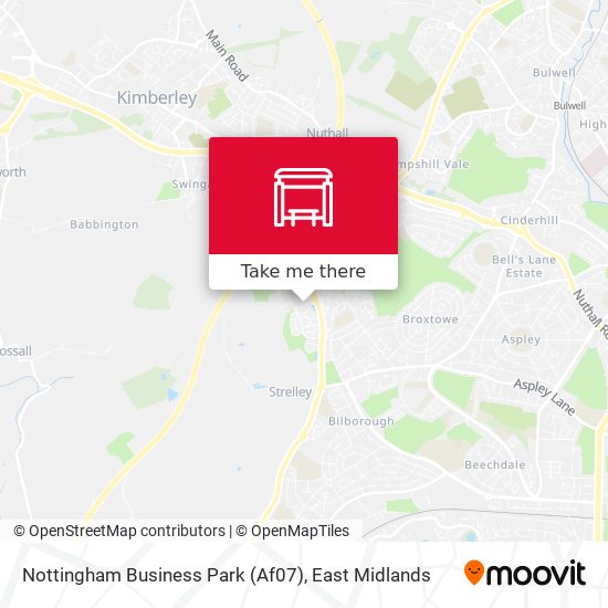 Nottingham Business Park (Af07) map