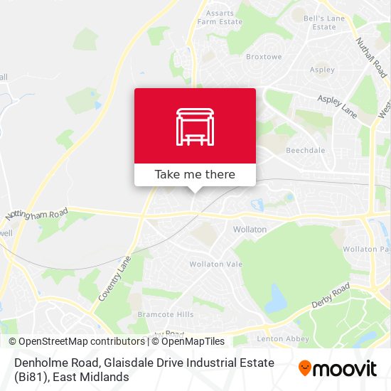 Denholme Road, Glaisdale Drive Industrial Estate (Bi81) map