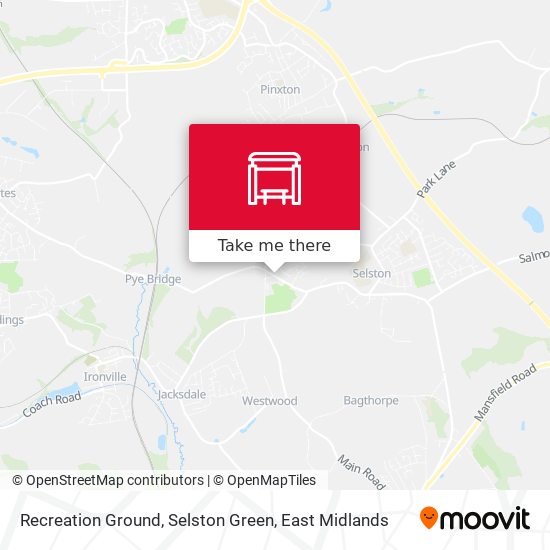 Recreation Ground, Selston Green map