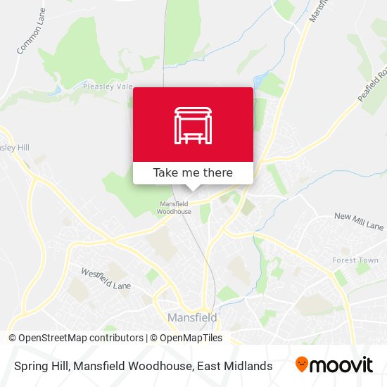 Spring Hill, Mansfield Woodhouse map