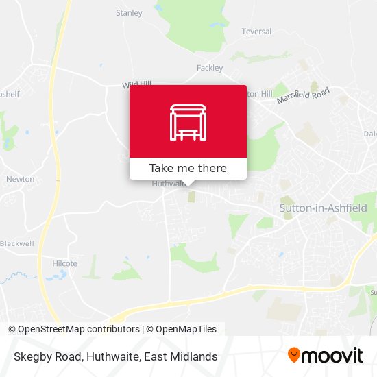 Skegby Road, Huthwaite map