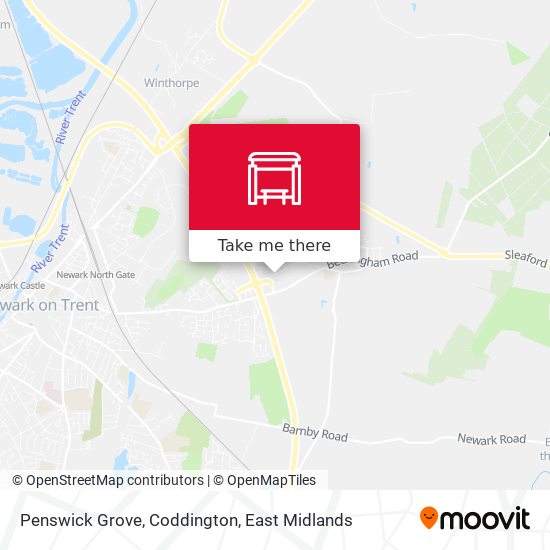 Penswick Grove, Coddington map