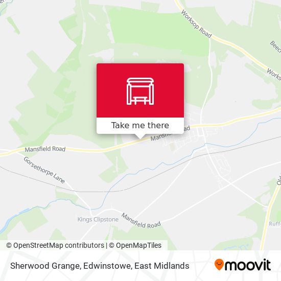 Sherwood Grange, Edwinstowe map