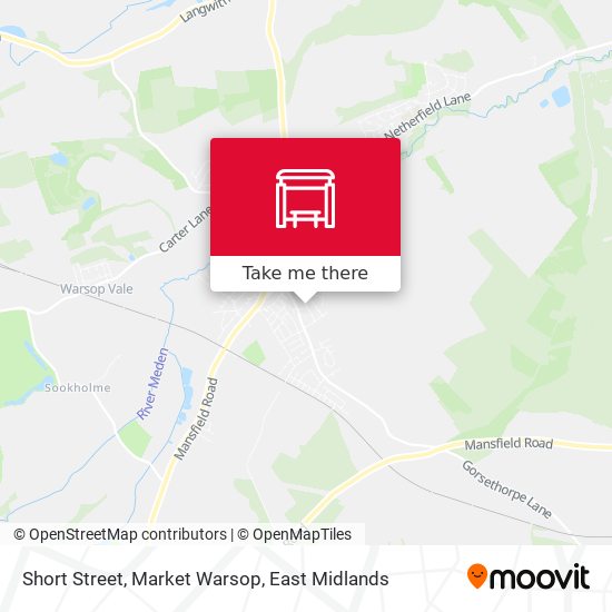 Short Street, Market Warsop map