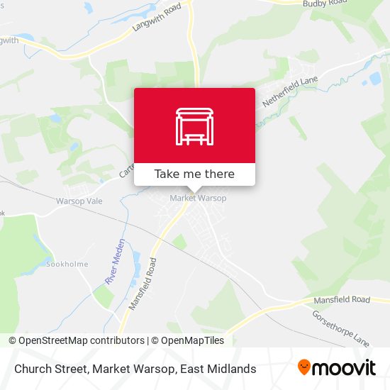 Church Street, Market Warsop map