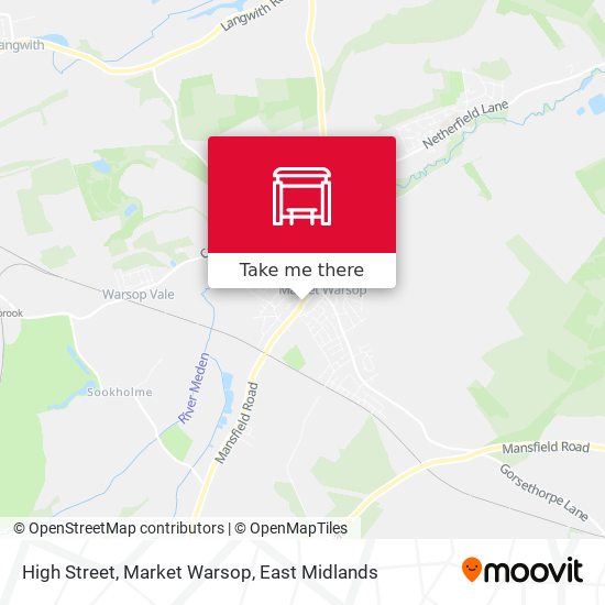 High Street, Market Warsop map