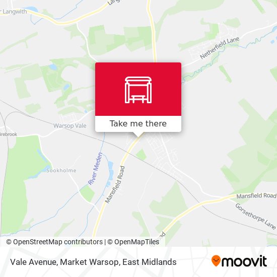 Vale Avenue, Market Warsop map
