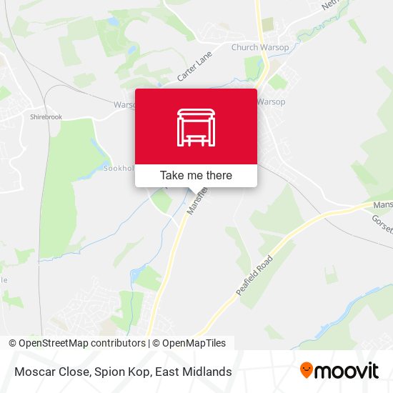 Moscar Close, Spion Kop map