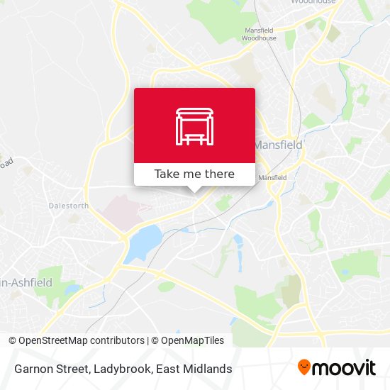 Garnon Street, Ladybrook map