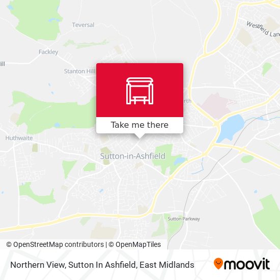 Northern View, Sutton In Ashfield map