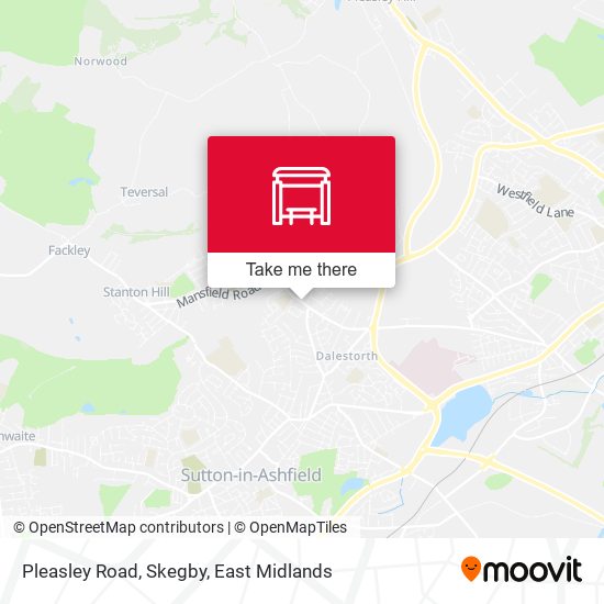 Pleasley Road, Skegby map
