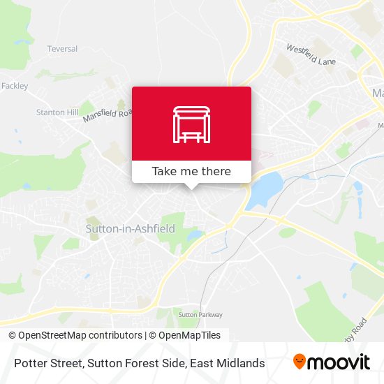 Potter Street, Sutton Forest Side map