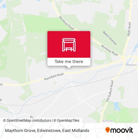 Maythorn Grove, Edwinstowe map