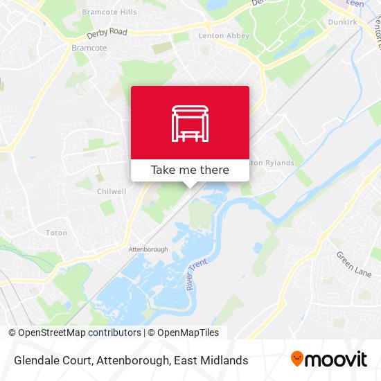 Glendale Court, Attenborough map