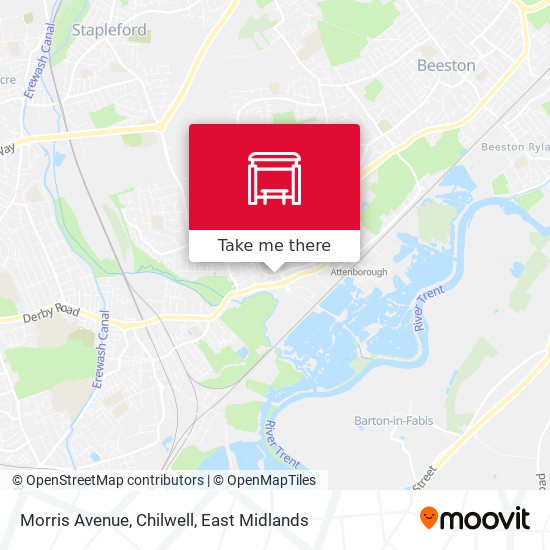 Morris Avenue, Chilwell map