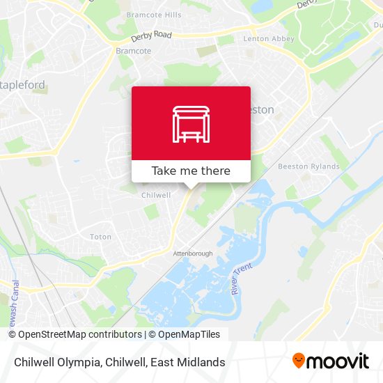 Chilwell Olympia, Chilwell map