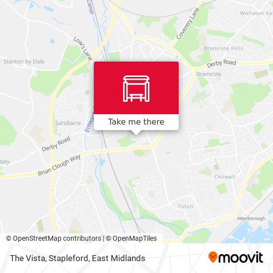 The Vista, Stapleford map