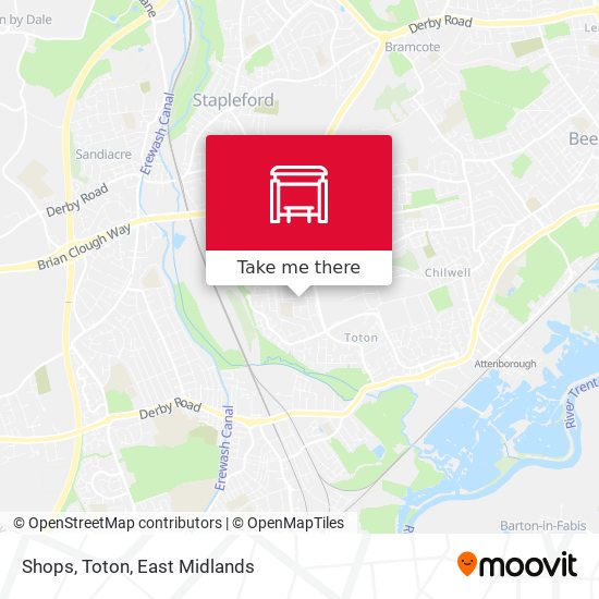 Shops, Toton map