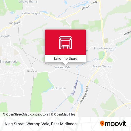 King Street, Warsop Vale map