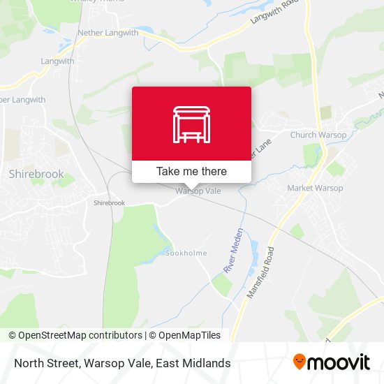 North Street, Warsop Vale map