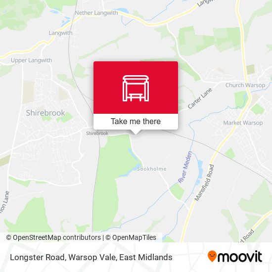 Longster Road, Warsop Vale map