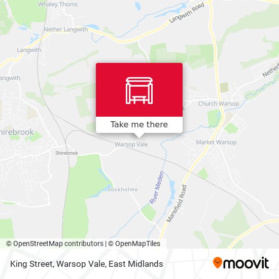 King Street, Warsop Vale map
