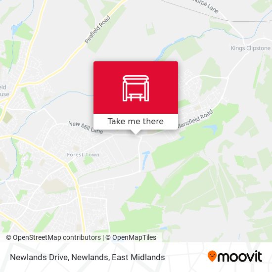 Newlands Drive, Newlands map