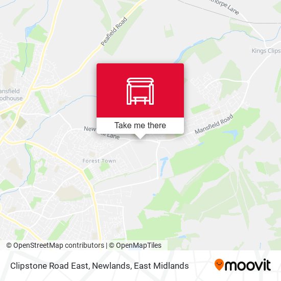Clipstone Road East, Newlands map