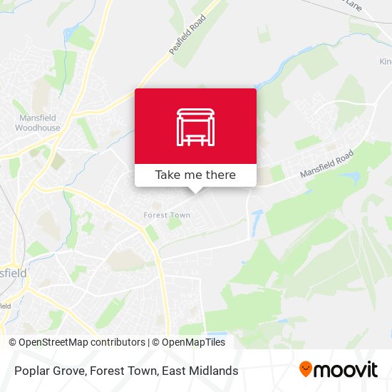 Poplar Grove, Forest Town map