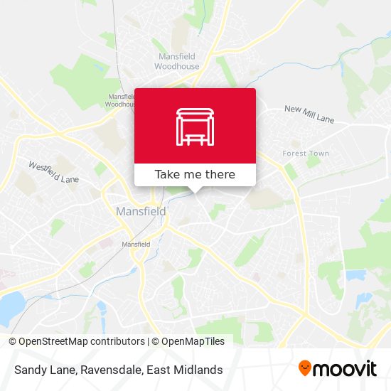 Sandy Lane, Ravensdale map