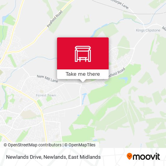 Newlands Drive, Newlands map