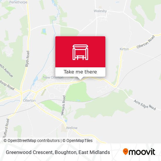 Greenwood Crescent, Boughton map