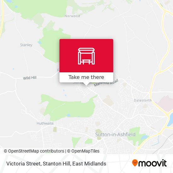 Victoria Street, Stanton Hill map