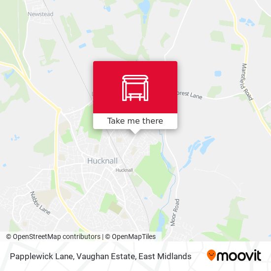 Papplewick Lane, Vaughan Estate map