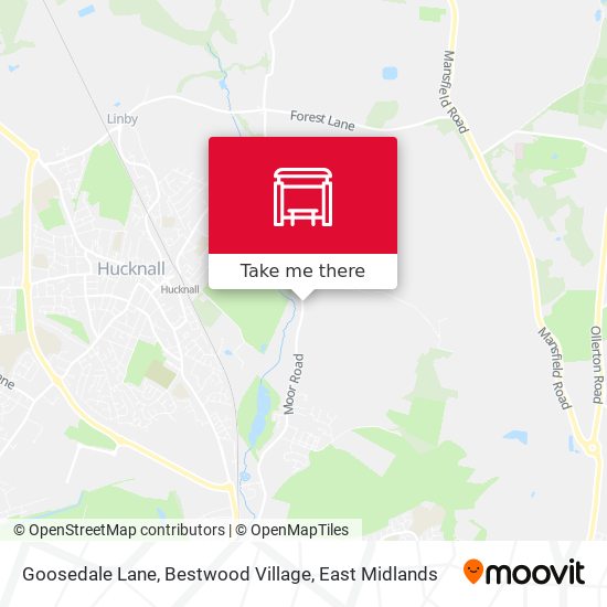 Goosedale Lane, Bestwood Village map