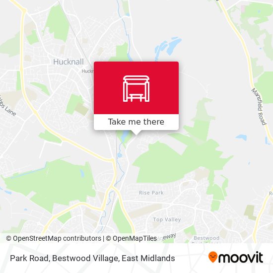 Park Road, Bestwood Village map