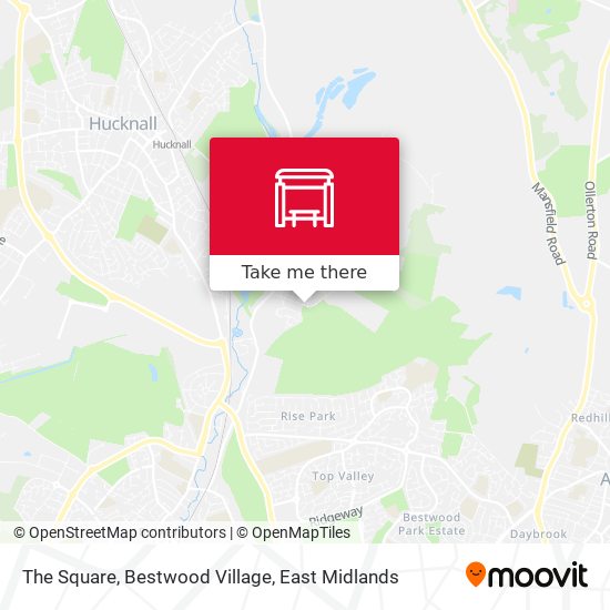 The Square, Bestwood Village map