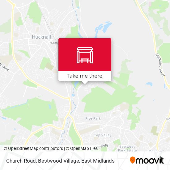 Church Road, Bestwood Village map