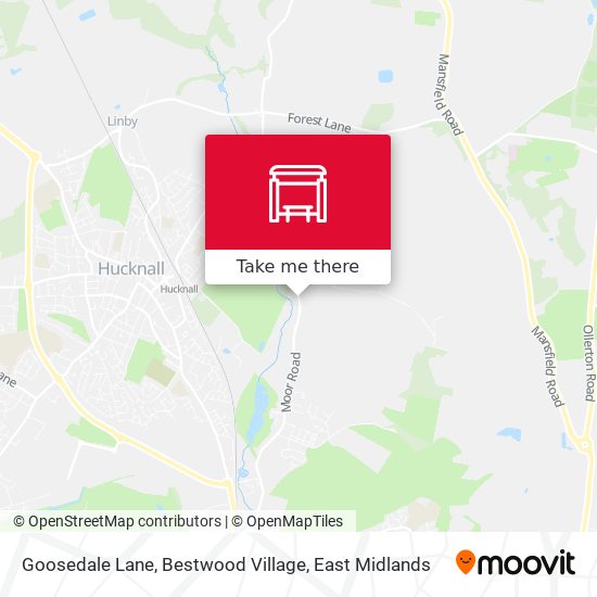 Goosedale Lane, Bestwood Village map