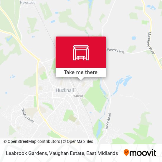 Leabrook Gardens, Vaughan Estate map