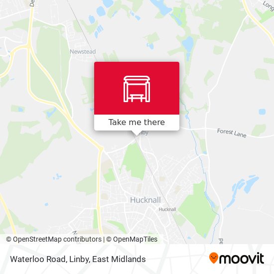 Waterloo Road, Linby map