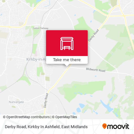Derby Road, Kirkby In Ashfield map